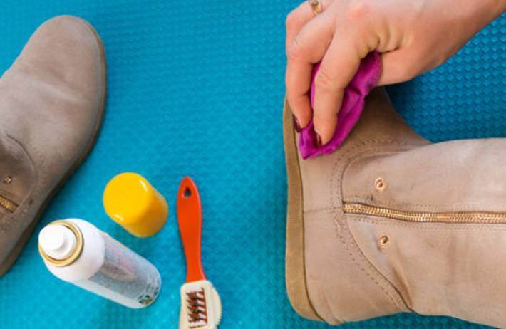 Comment enlever une tache sur le daim - Chef Mamie